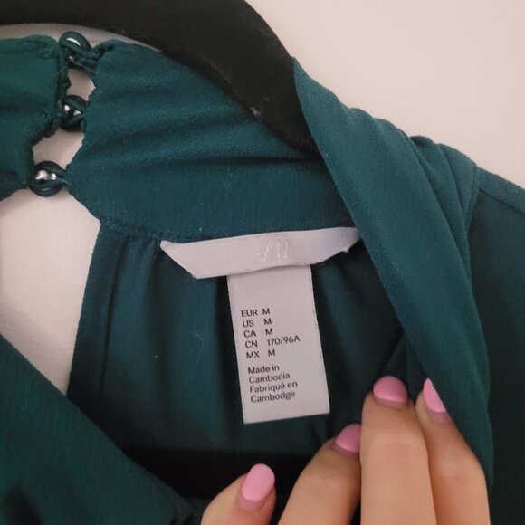 Dark green H&M dress - Picture 2 of 5